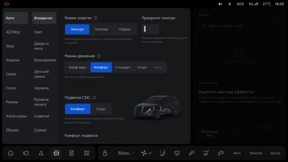 Li Auto: «Режимы питания»
