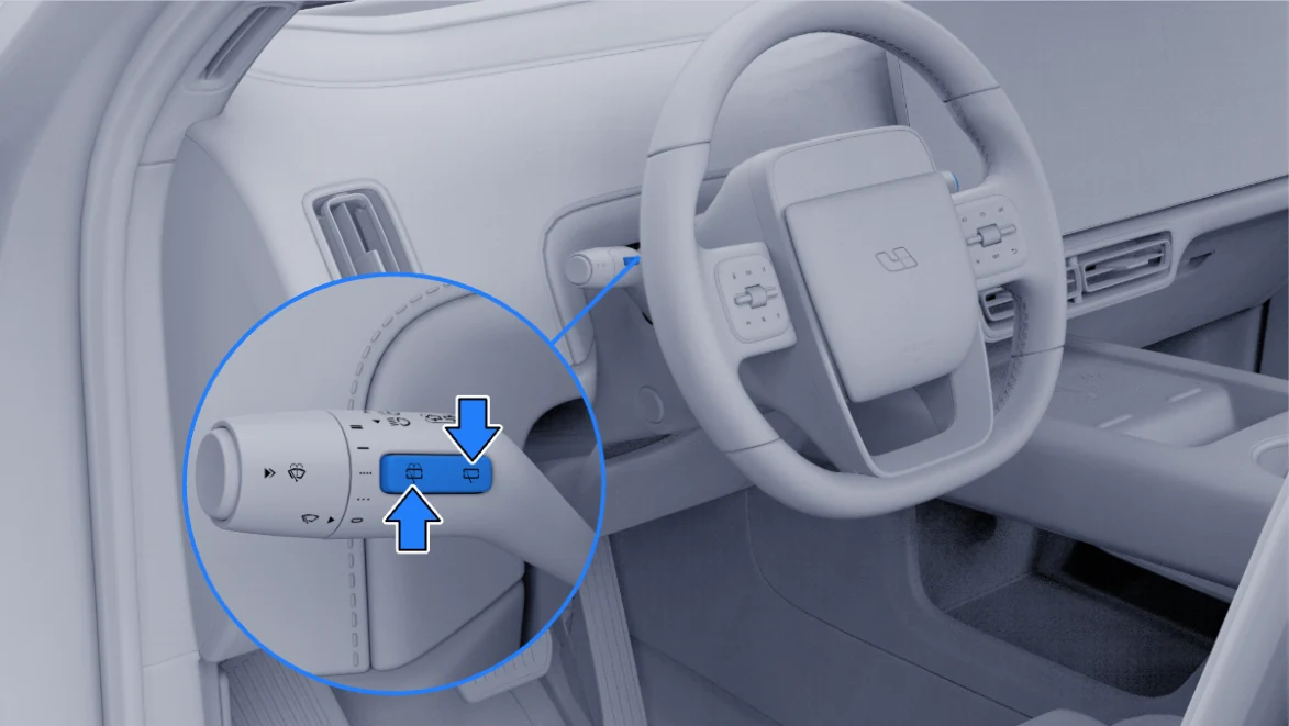 Li Auto: «Работа рычага управления задним стеклоочистителем»