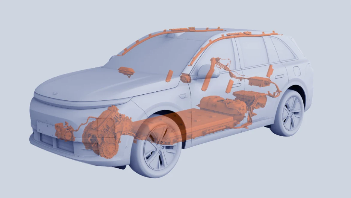 Li Auto: «Зоны разрезания кузова»