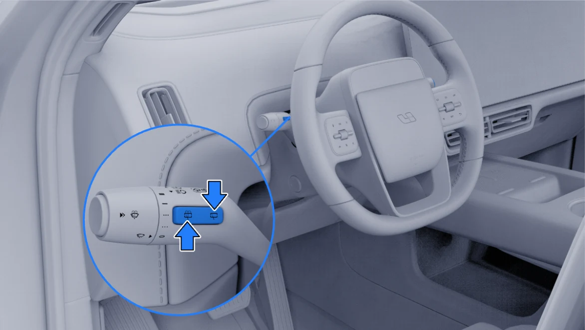 Li Auto: «Работа рычага управления задним стеклоочистителем»