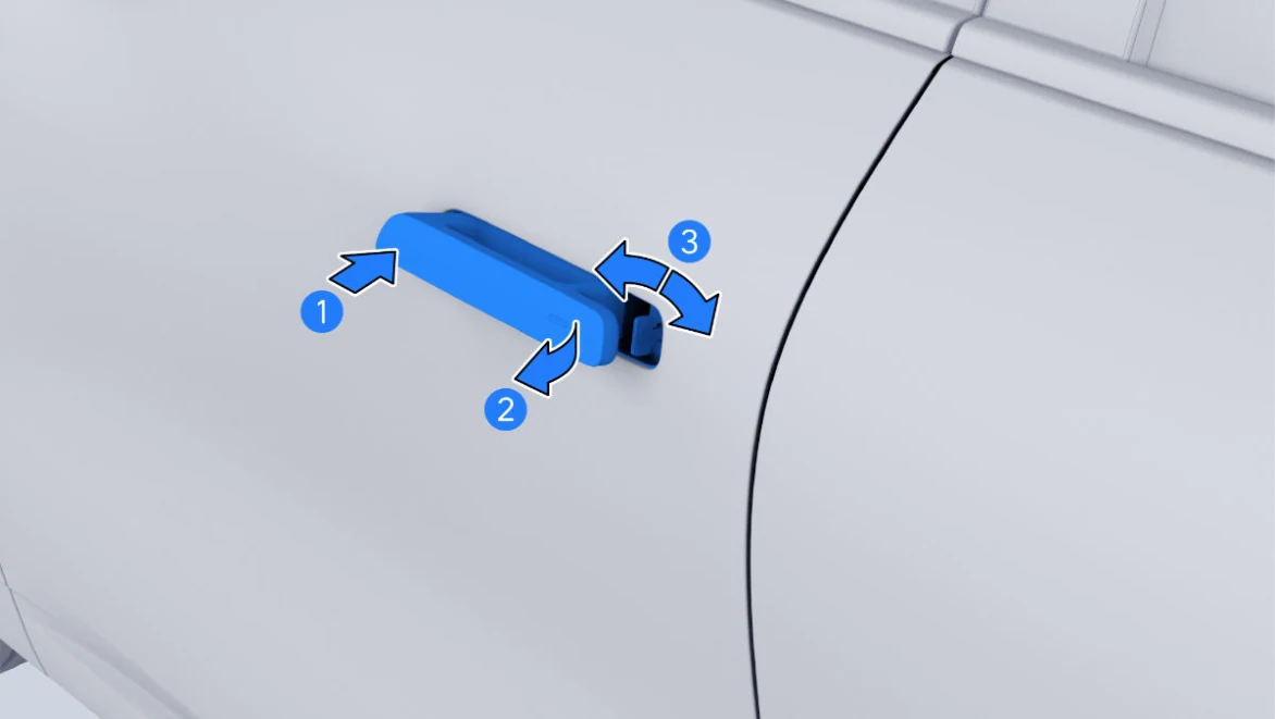 Li Auto: «Аварийная разблокировка и блокировка дверей»