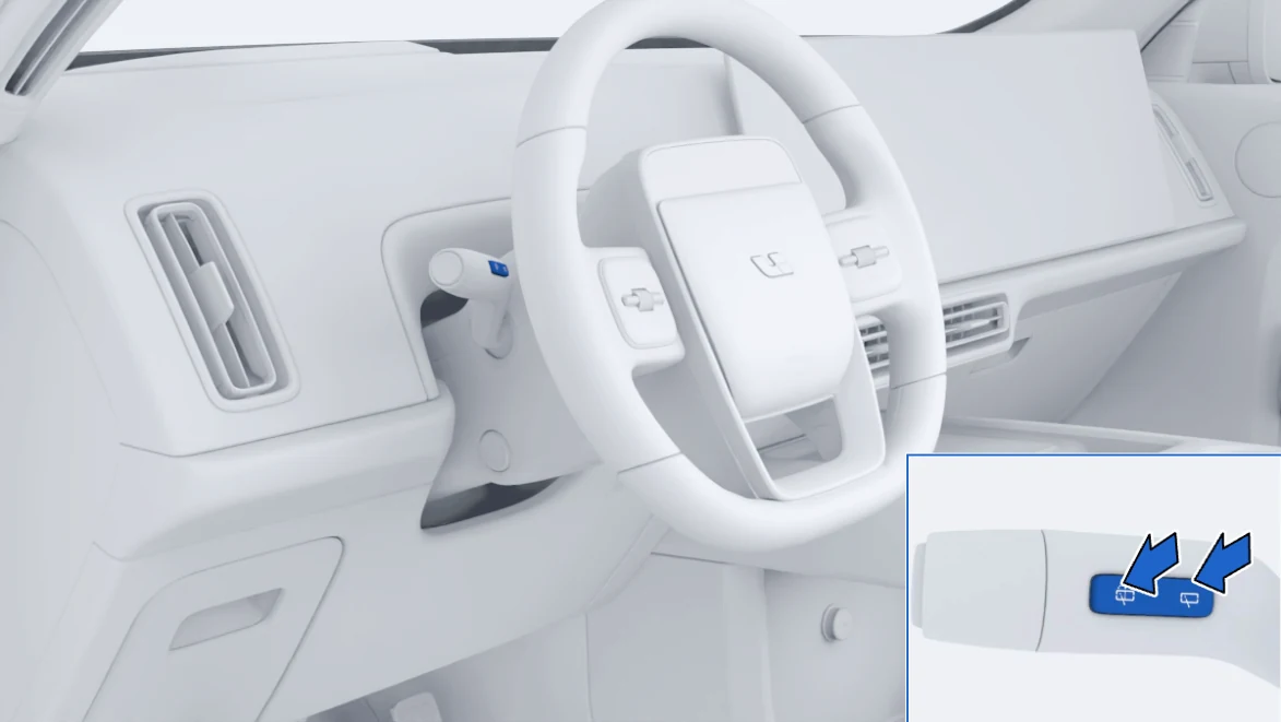 Li Auto: «Работа рычага управления задним стеклоочистителем»