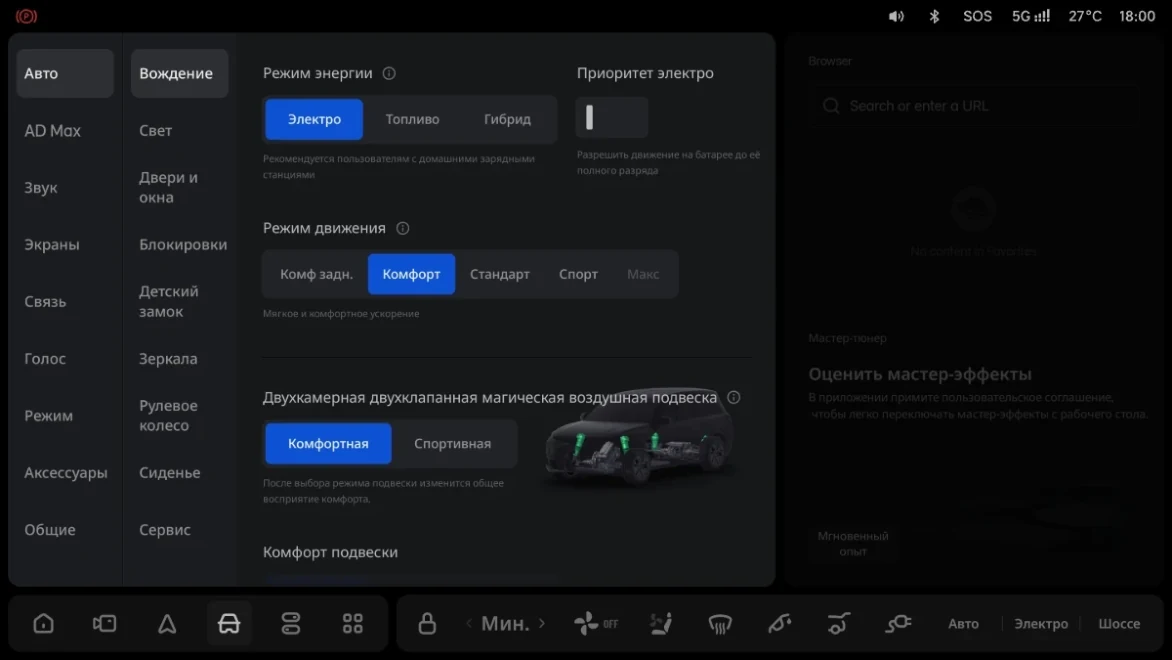 Li Auto: «Режимы питания»