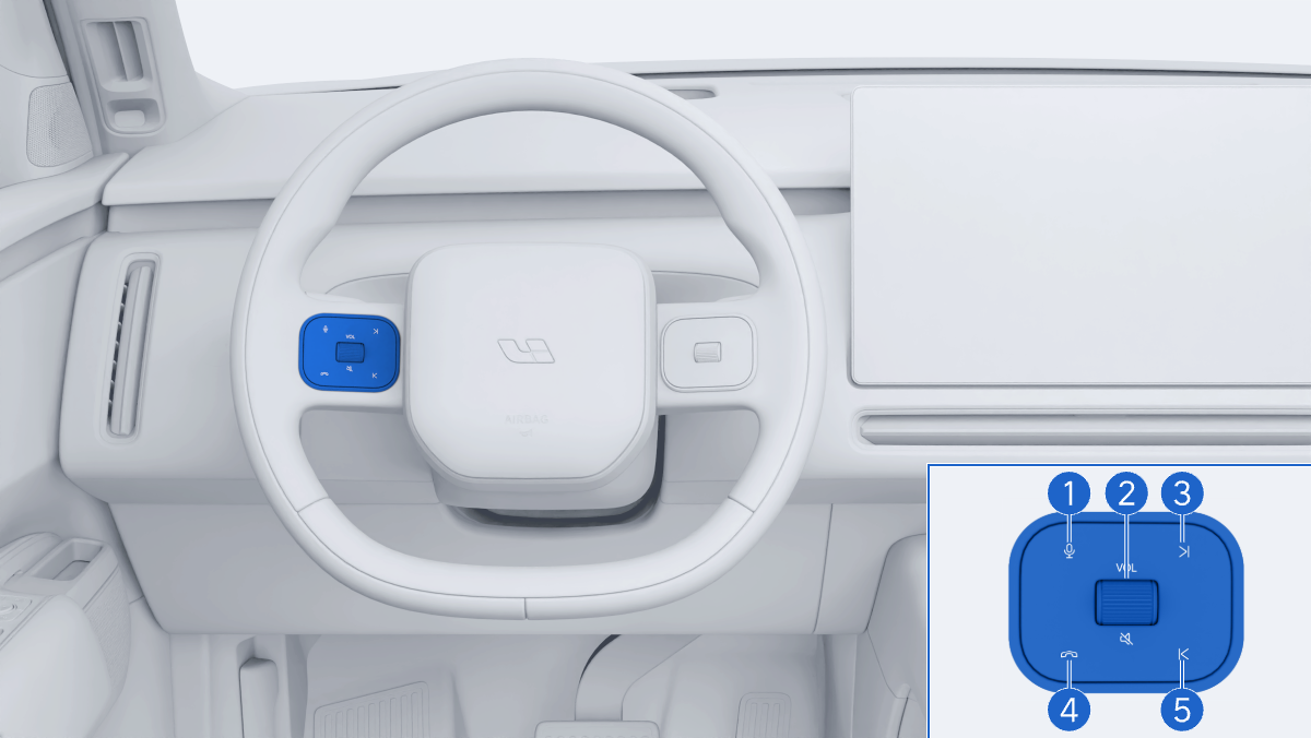 Нажмите кнопку 4, чтобы войти в интерфейс Bluetooth-телефона или ответить на звонок; удерживайте кнопку 4, чтобы завершить звонок